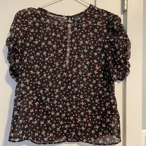 The Fifth Label, Sheer floral top! size S